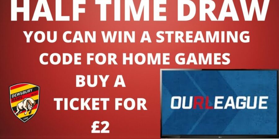 Half Time Draw Enter For Just £2