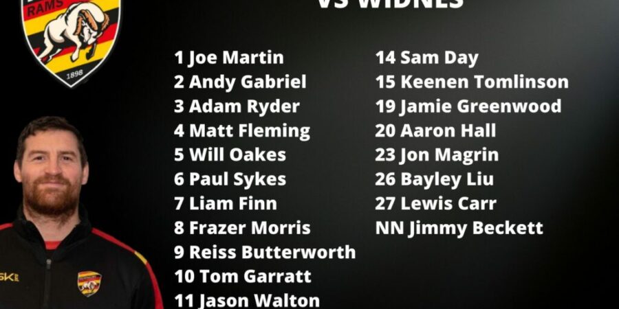 Squad to face Widnes