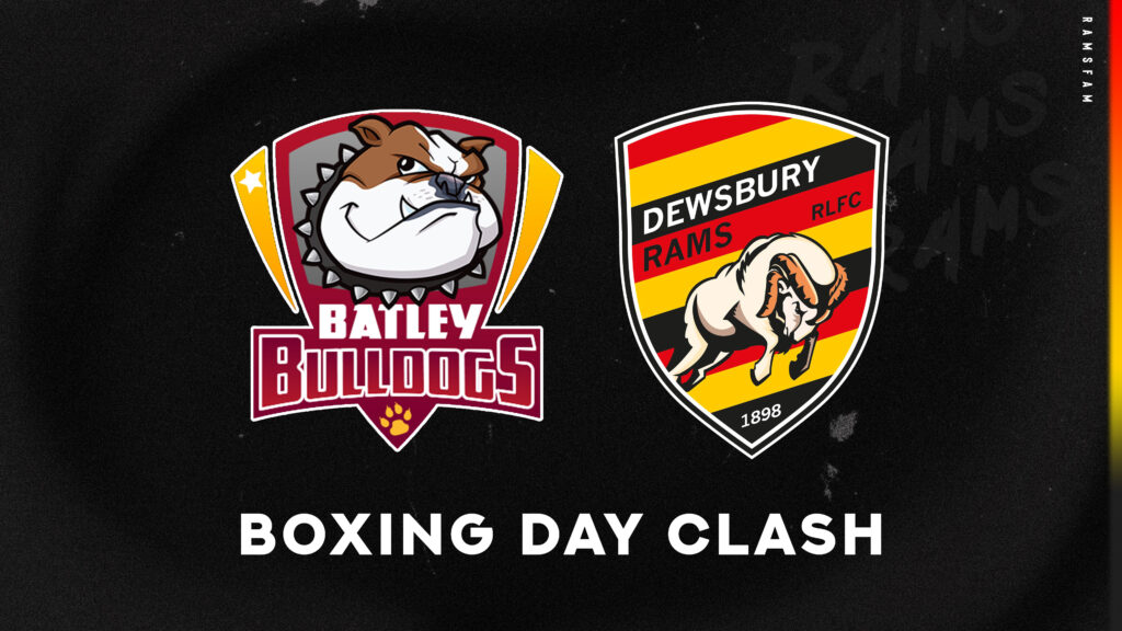 RAMS ANNOUNCE BOXING DAY CLASH AGAINST BULLDOGS