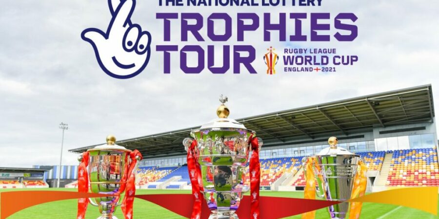 NATIONAL LOTTERY RLWC TROPHY TOUR AT THE TETLEY’S STADIUM