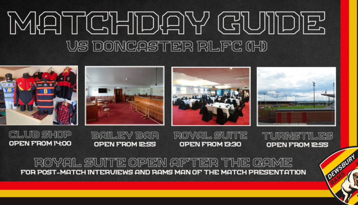 3.5 - DRLFC (H) - Matchday Guide