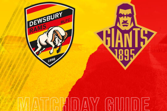 MATCHDAY GUIDE – HUDDERSFIELD GIANTS (H)