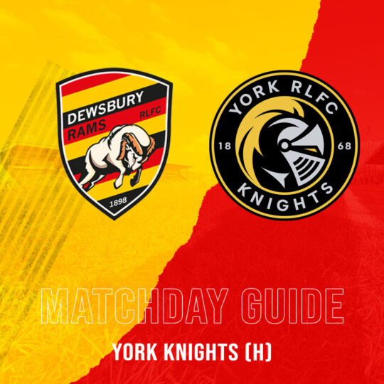 MATCHDAY GUIDE – YORK KNIGHTS (H)