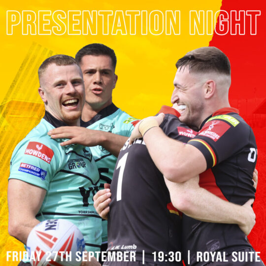 ANNUAL PRESENTATION NIGHT DETAILS