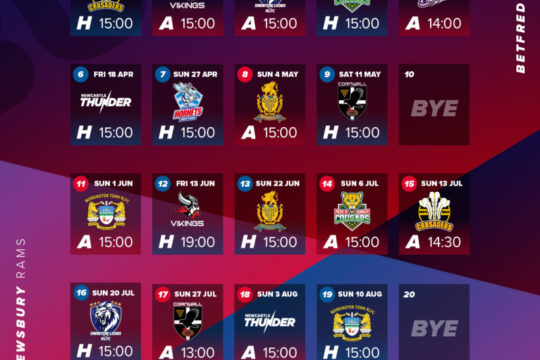 2025 LEAGUE ONE FIXTURES