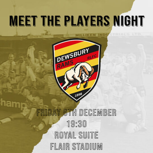 MEET THE PLAYERS NIGHT & 2025 SHIRT LAUNCH