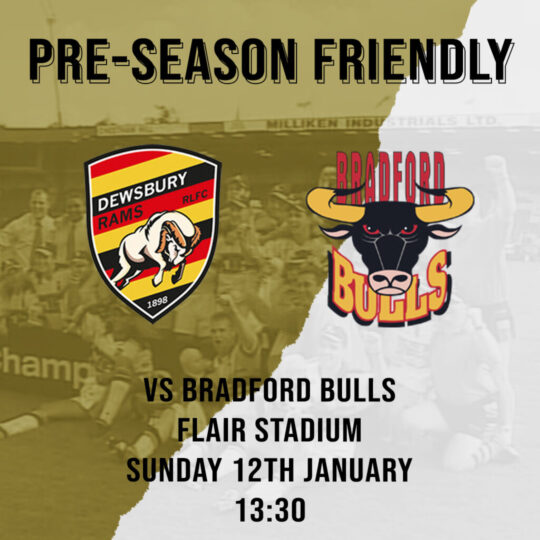 BULLS FRIENDLY ANNOUNCED