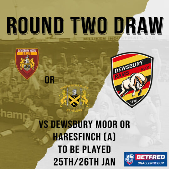 CHALLENGE CUP DRAW