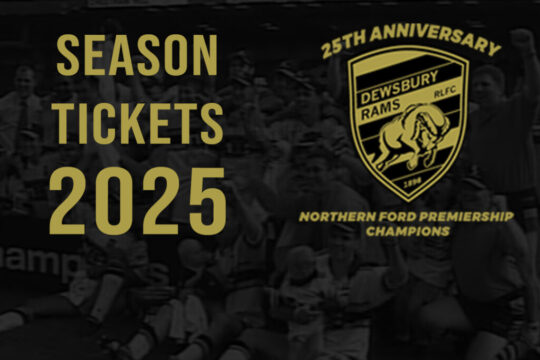 2025 SEASON TICKETS ON SALE NOW!