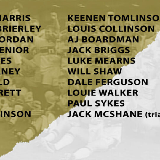 Paul March has selected his 20-man squad for our pre-season friendly against Featherstone