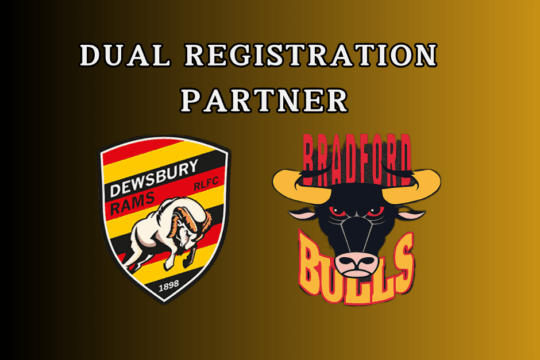 Dewsbury Rams Announce Dual Registration Agreement with Bradford Bulls
