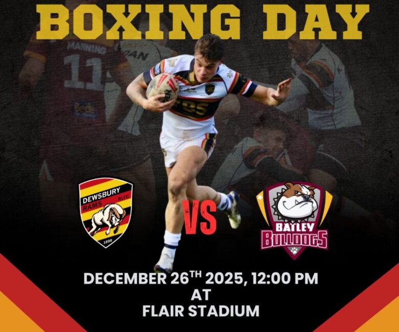 Boxing Day: Rams vs Bulldogs at Flair Stadium!