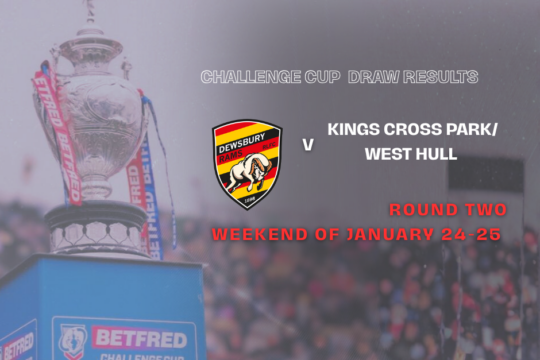 Challenge Cup Round Two draw is in