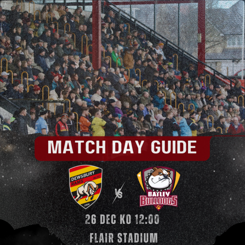 Matchday Guide Rams v Bulldogs 26th December
